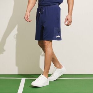 Prince Pickleball Men’s Ponte Shorts 7” - Navy Blue L